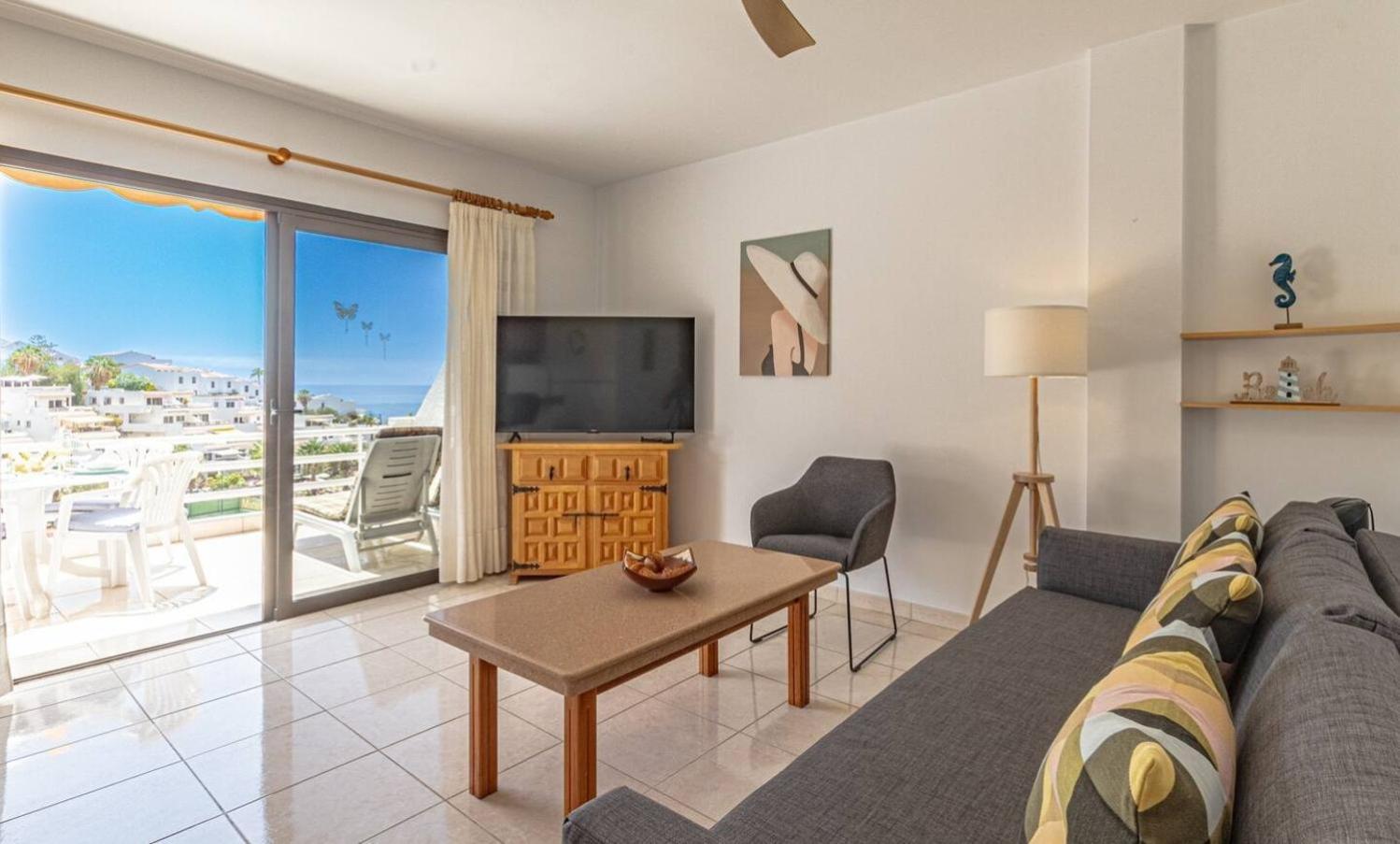Sunny Oceanview Terrace By Dream Homes Tenerife Acantilado de los Gigantes Kültér fotó