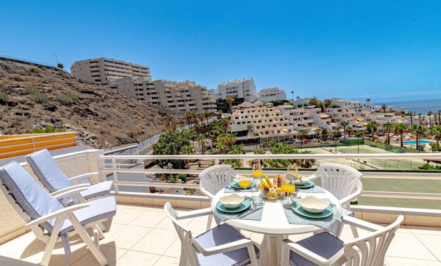 Sunny Oceanview Terrace By Dream Homes Tenerife Acantilado de los Gigantes Kültér fotó