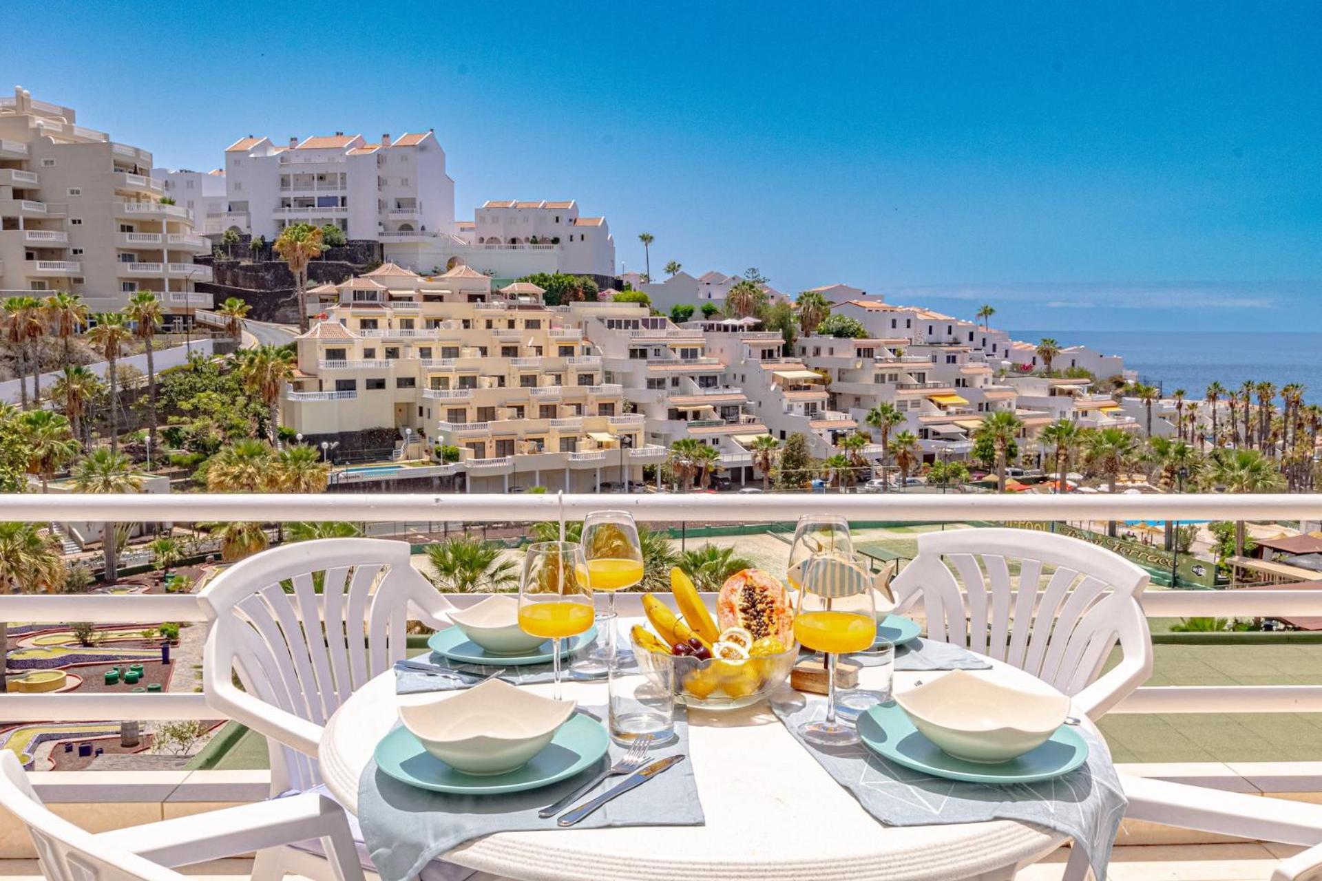 Sunny Oceanview Terrace By Dream Homes Tenerife Acantilado de los Gigantes Kültér fotó