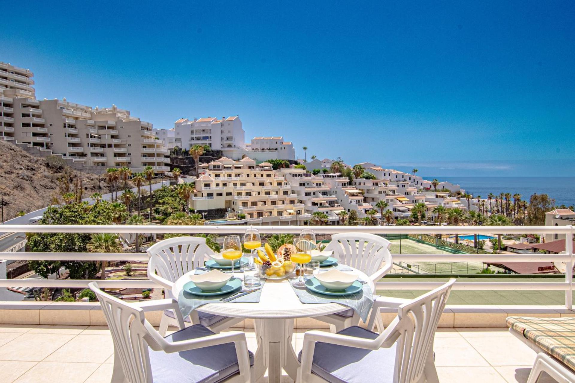 Sunny Oceanview Terrace By Dream Homes Tenerife Acantilado de los Gigantes Kültér fotó